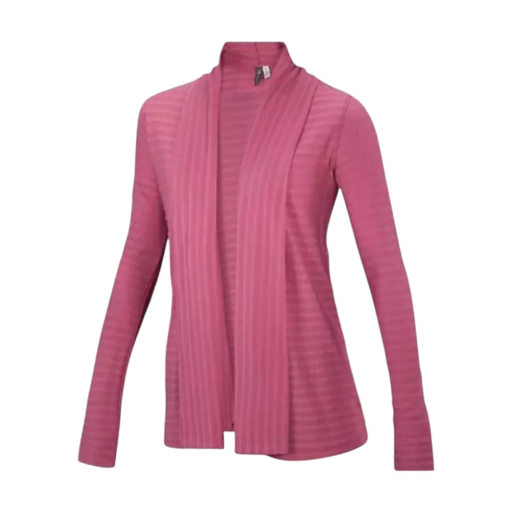 Ibex Shadow Stripes Merino Wool Blend Cardigan - Women's
